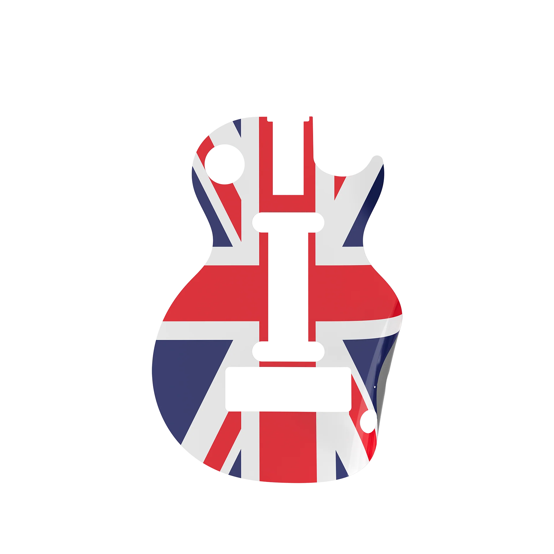 CRKD Gibson Les Paul Faceplate Skin Union Jack (Gloss)